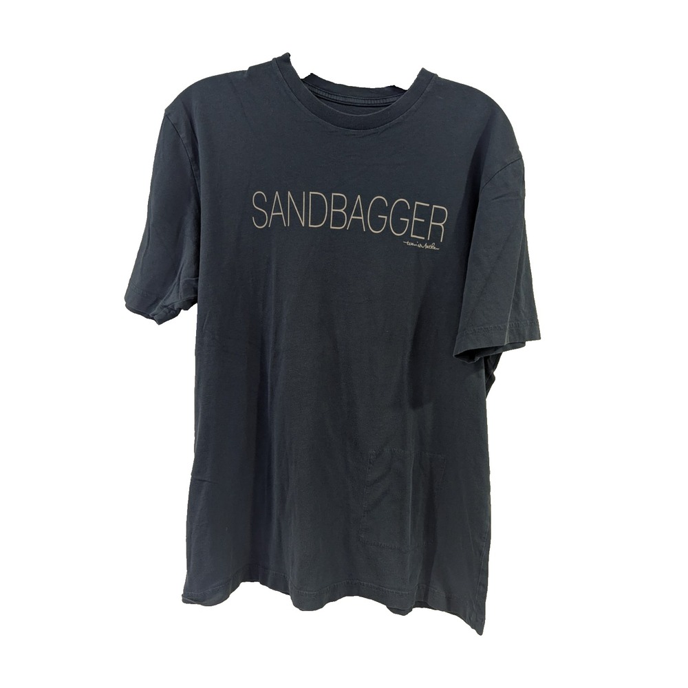 Travis Mathew Mens Short Sleeve T Shirt Golf Blue‎ Sandbagger Medium